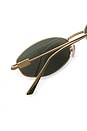 view 4 of 4 The Mila Sunglasses in Gold & Green