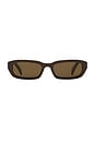 view 1 of 3 LUNETTES DE SOLEIL THE SOPHIA in Dark Chocolate & Dark Chocolate