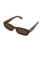 view 2 of 3 LUNETTES DE SOLEIL THE SOPHIA in Dark Chocolate & Dark Chocolate