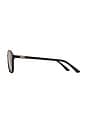view 3 of 3 LUNETTES DE SOLEIL THE CYRUS in Black & Chocolate
