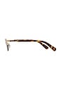 view 3 of 3 LUNETTES DE SOLEIL THE LYDIA in Havana Tort & Gold & Smoke