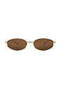 view 1 of 3 GAFAS DE SOL MILA in Gold & Brown