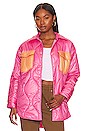 view 1 of 5 Buckley Jacket in Orange & Pink