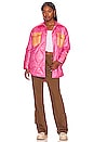 view 5 of 5 Buckley Jacket in Orange & Pink