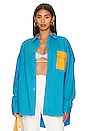 view 1 of 5 George Shirt in Cyan
