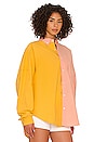 view 2 of 4 Henrietta Shirt in Mango & Peach