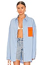 view 1 of 5 George Shirt in Blue & Orange