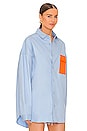 view 3 of 5 George Shirt in Blue & Orange