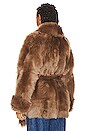 view 4 of 5 BLOUSON EN MOUTON RETOURNÉ in Fango