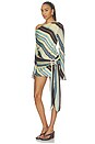 view 2 of 3 Elise Mini Dress in Ocean Stripe