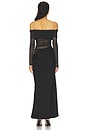 view 3 of 3 VESTIDO YASMIN MAXI in Black
