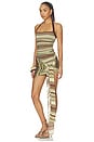 view 2 of 3 Marnie Mini Dress in Earth Stripe
