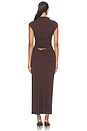 view 4 of 3 VESTIDO ROYCE MAXI  in Chocolate