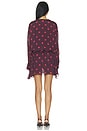 view 3 of 3 Marnie Shirt Dress in Plum Polka