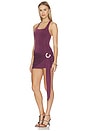 view 2 of 3 VESTIDO BILLY TANK MINI in Plum