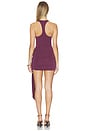 view 3 of 3 VESTIDO BILLY TANK MINI in Plum