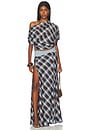 view 6 of 6 FALDA DESI MAXI  in Haze Check