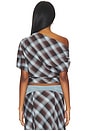 view 4 of 4 Desi Top in Haze Check