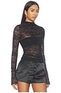 view 2 of 4 Farah Long Sleeve Top in Black