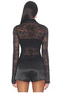 view 4 of 4 Farah Long Sleeve Top in Black