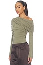 view 4 of 5 Otto Long Sleeve Top in Pistachio