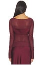 view 4 of 4 Lola Long Sleeve Top in Plum