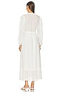 view 3 of 3 Carlotta Long Dress in White