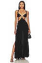 view 1 of 3 Hanna Long Dress in Black