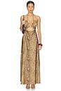 view 1 of 3 Dasha Long Dress in Luxor Skin