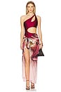 view 5 of 5 СЛИТНЫЙ КУПАЛЬНИК ETRO in Wine