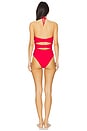 view 3 of 4 Neff One Piece Swimsuit in Red Cherry
