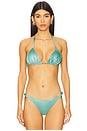 view 1 of 4 Nia Bikini Top in Mistic Green