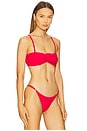view 3 of 5 x REVOLVE Makis Bikini Top in Red