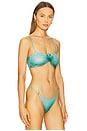 view 3 of 5 x REVOLVE Makis Bikini Top in Green