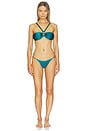 view 4 of 4 Toya Bikini Bottom in Emerald