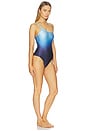 view 2 of 3 Aurora One Piece Swimsuit in Sunset Blue
