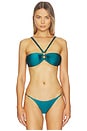 view 1 of 4 Sally Bikini Top in Emerald
