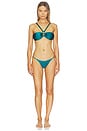 view 4 of 4 Sally Bikini Top in Emerald