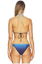 view 3 of 4 Naos Bikini Top in Sunset Blue