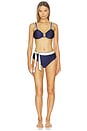 view 4 of 4 Chloe Bikini Top in Ocean Blue