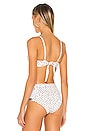 view 3 of 4 Pleasure Villa Mezt Bikini Top in Blur Ivory Print