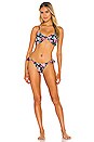 view 4 of 4 Dasha Bikini Bottom in Fruity Flower