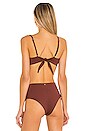 view 3 of 4 Mezty Bikini Top in Pecan