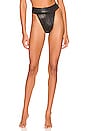 view 1 of 5 Lazlo Bikini Bottom in Metallic Black Shine