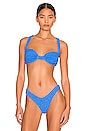 view 1 of 4 Lugo Bikini Top in Blue Corn Flower