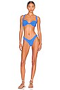 view 4 of 4 Lugo Bikini Top in Blue Corn Flower