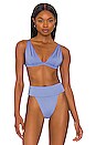 view 1 of 4 Kari Bikini Top in Ibiza Blue