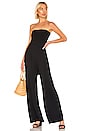 view 1 of 3 Draped Modal Jersey Jumpsuit in Black