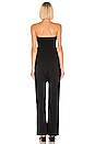 view 3 of 3 Draped Modal Jersey Jumpsuit in Black