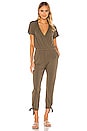 view 1 of 3 Draped Modal Jersey Jumpsuit in Brigade